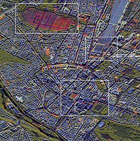 Mit RADIAN verarbeitete TerraSAR-X-Zeitserie über München. Bild: DLR