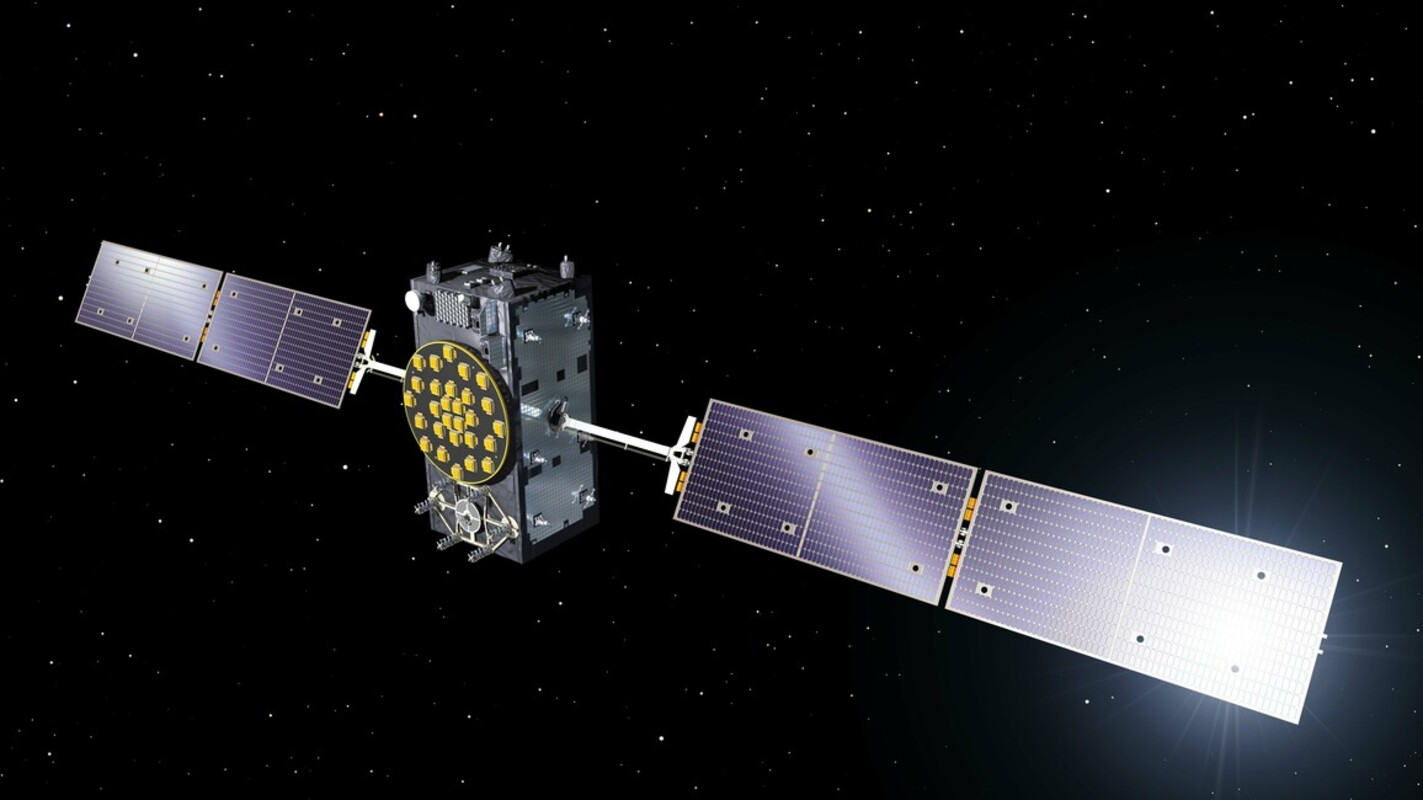 Ein FOC-Satellit (Full Operational Capability) des Satellitennavigationssystems Galileo. © ESA-P. Carril