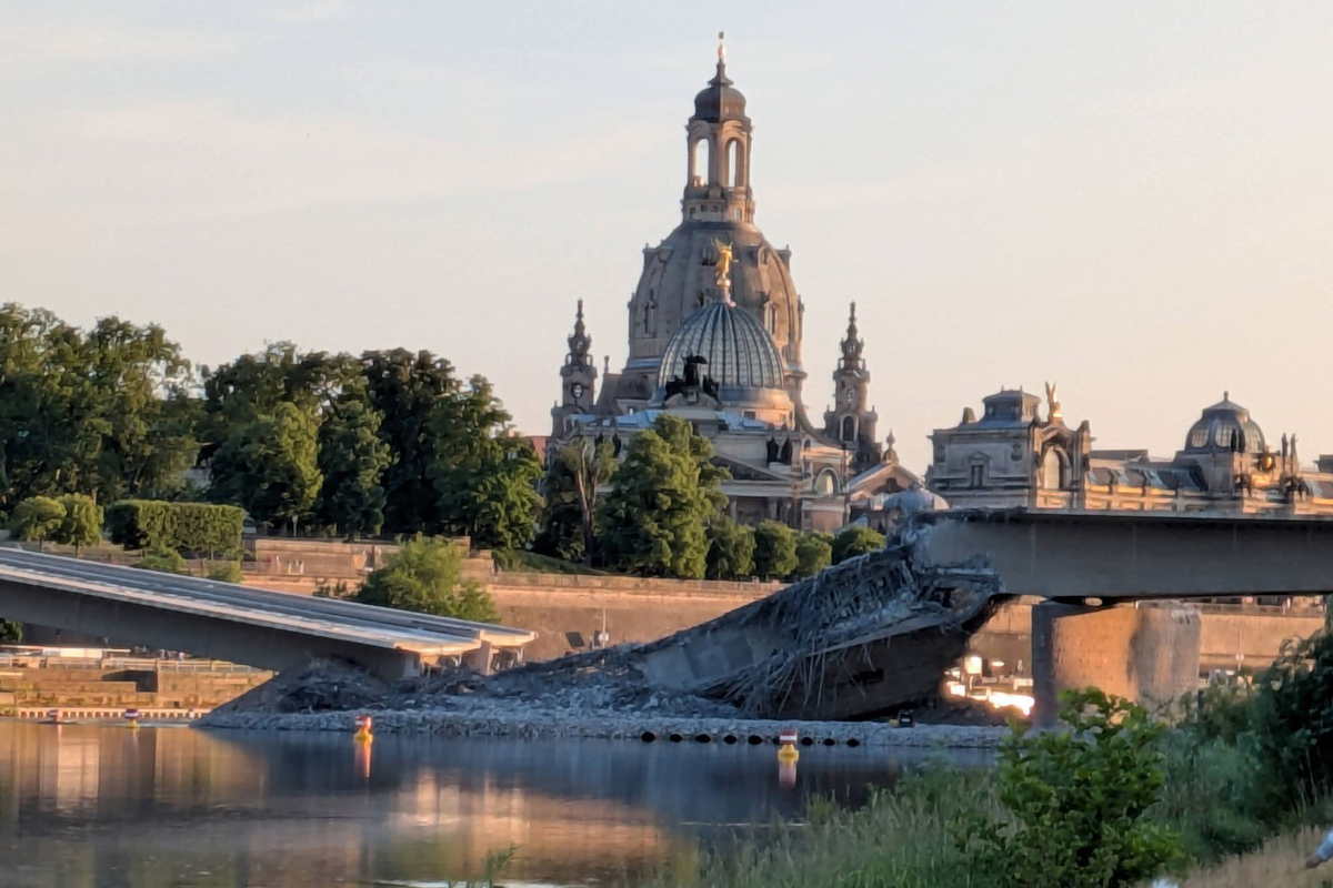 Unglücke wie etwa der Einsturz der Carola-Brücke in Dresden können durch konstante Überwachung von Ingenieurbauwerken besser verhindert werden. Bild: © Fraunhofer IIS