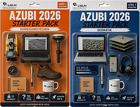 LGLN-AZUBI-Starter-Pack. Bildquelle: Instagram-Auftritt des LGLN (www.instagram.com/lgln_official/)