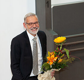 Prof. Dr. Andreas Wytzisk-Arens nach seiner Wahl zum nächsten Präsidenten der Hochschule Bochum. Foto: HS Bochum