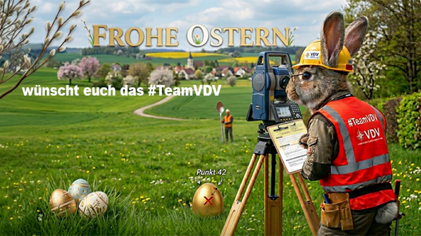 Ostergruß des VDV. Bild: KI-generiert