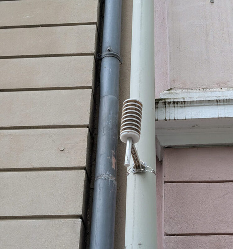 Ein Klimasensor. Bild: Bundesstadt Bonn/Kai Glasenapp