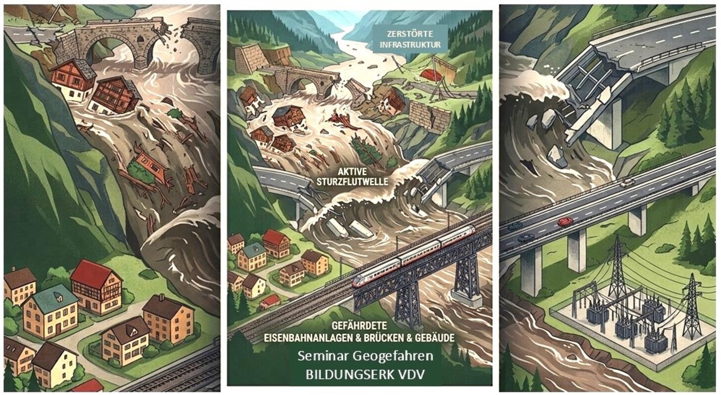 Bild: Aktive Sturzflutwelle