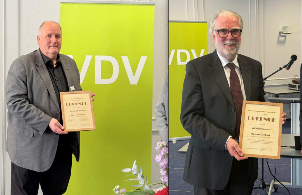 Burkhard Kreuter (li) und Wilfried Grunau (re.). Foto: F. Bloch