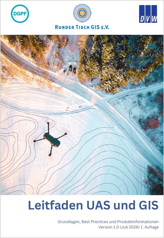 Cover des Leitfadens "UAS und GIS"
