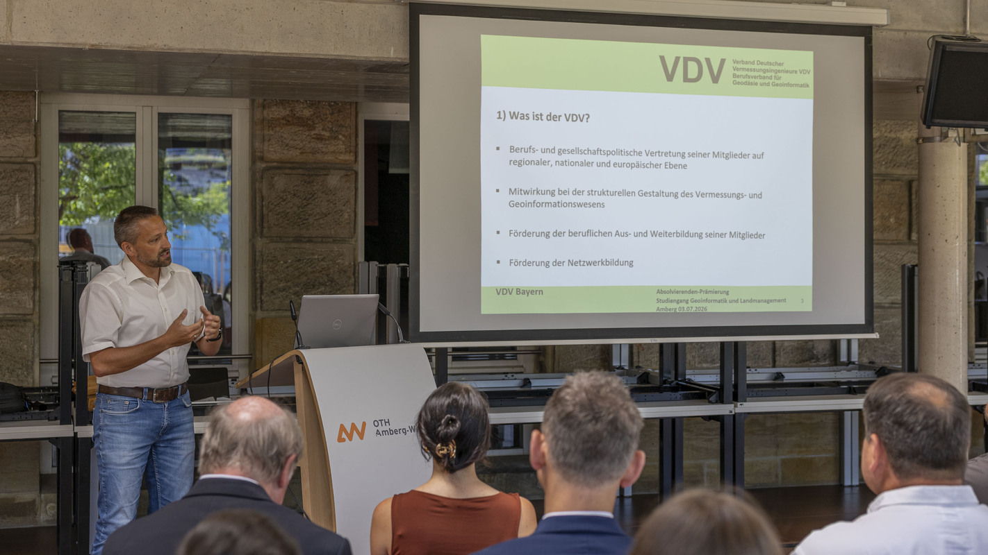 Vorstellung des VDV durch Bezirksvorsitzenden Heiko Satt