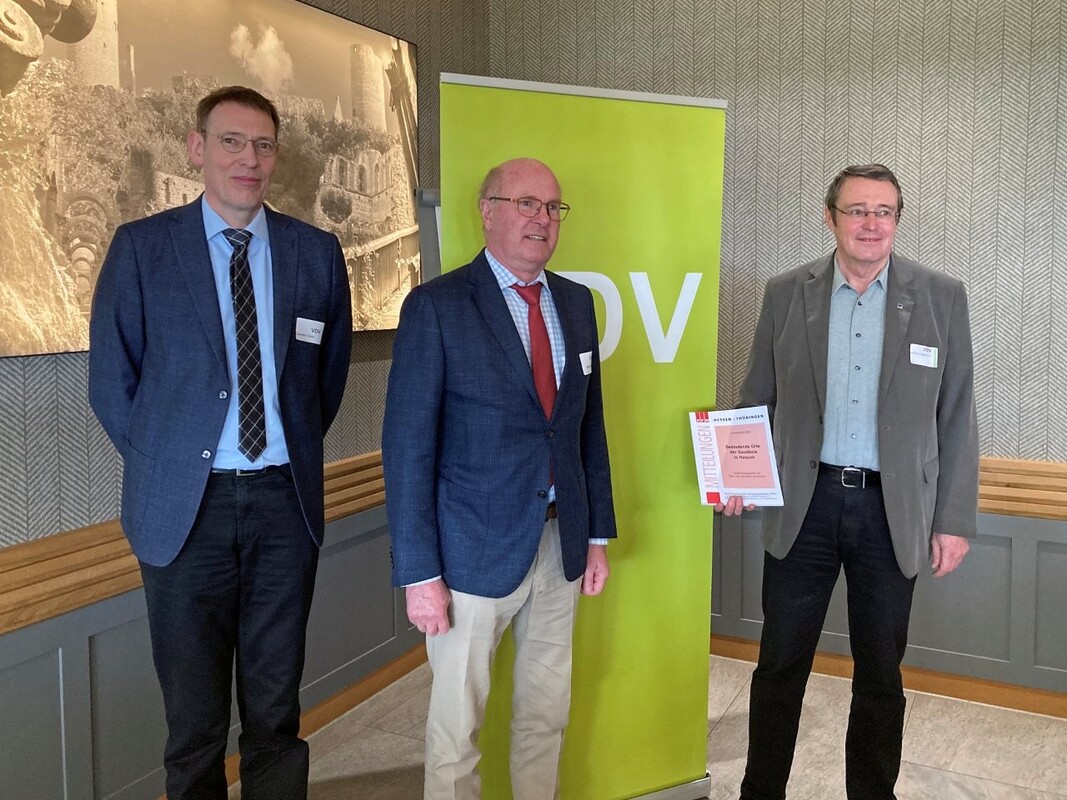 Die Fachreferenten: v. l.: Dipl.-Ing. Carsten Dorn, Dipl.-Ing. Bernd Sack und Dipl.-Ing. Bernhard Heckmann