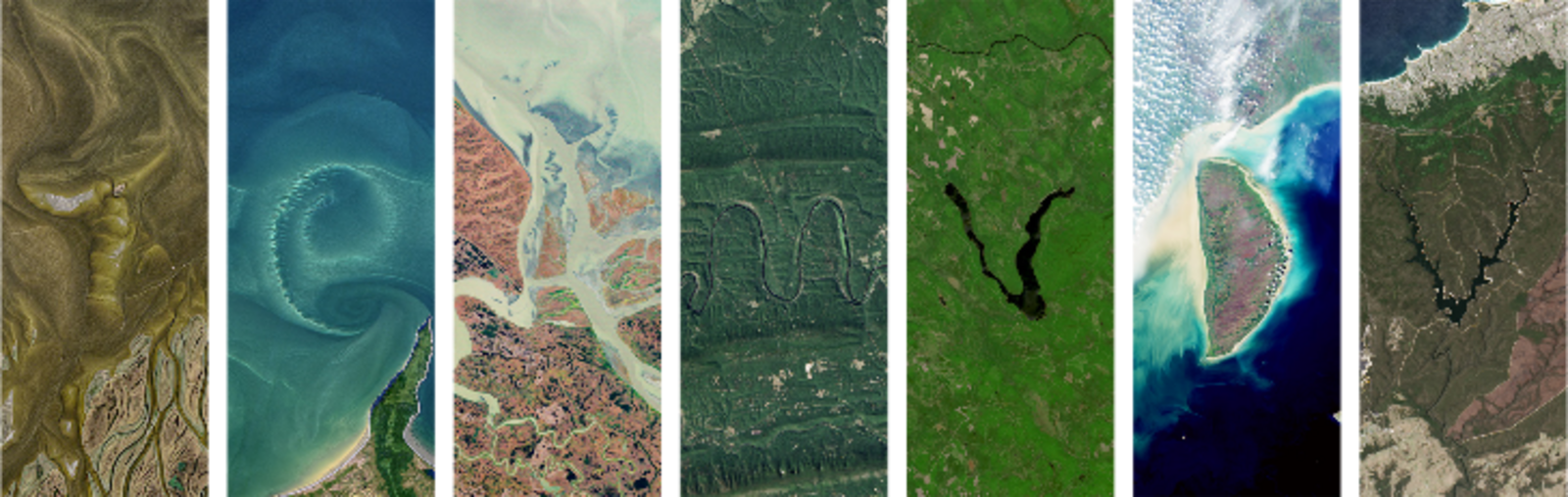 Der Begriff "TeamVDV", gebildet aus Landsat-Aufnahmen. Quelle: NASA/Landsat