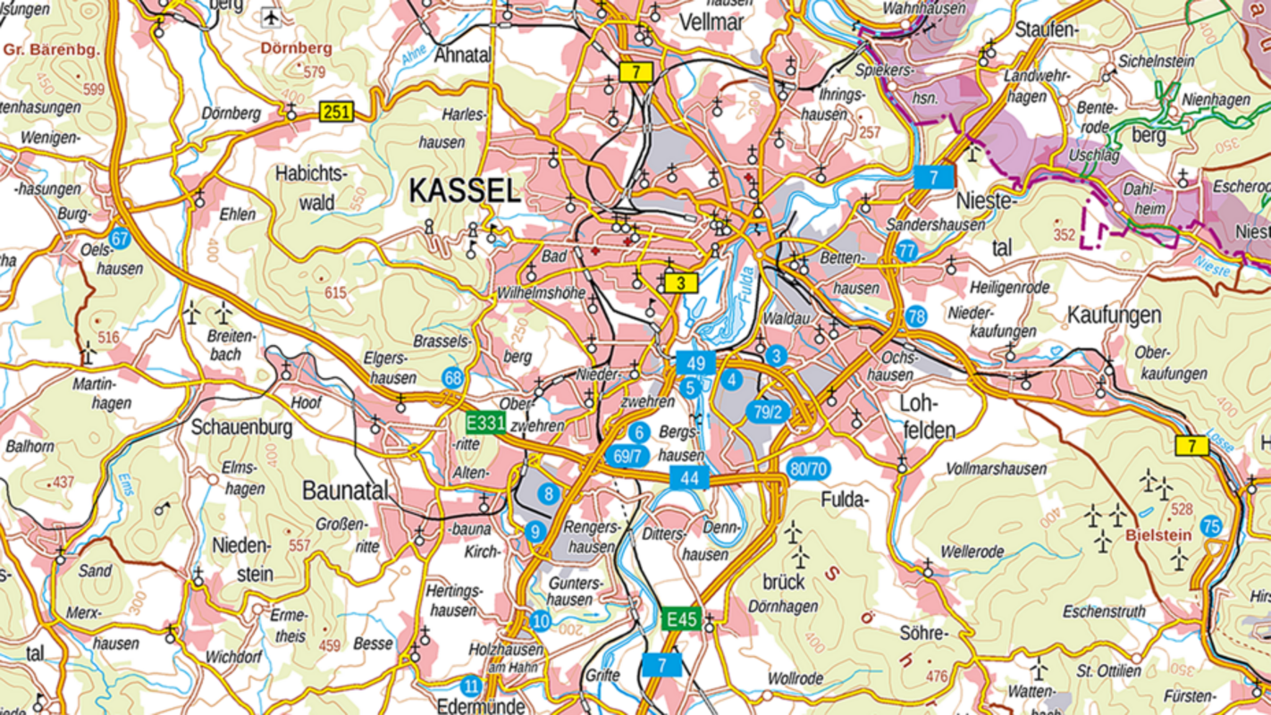 Auszug aus der Normalausgabe (mit Höhenlinien – für Bildschirm optimiert, Druckfarben können abweichen), © HVBG, 2026