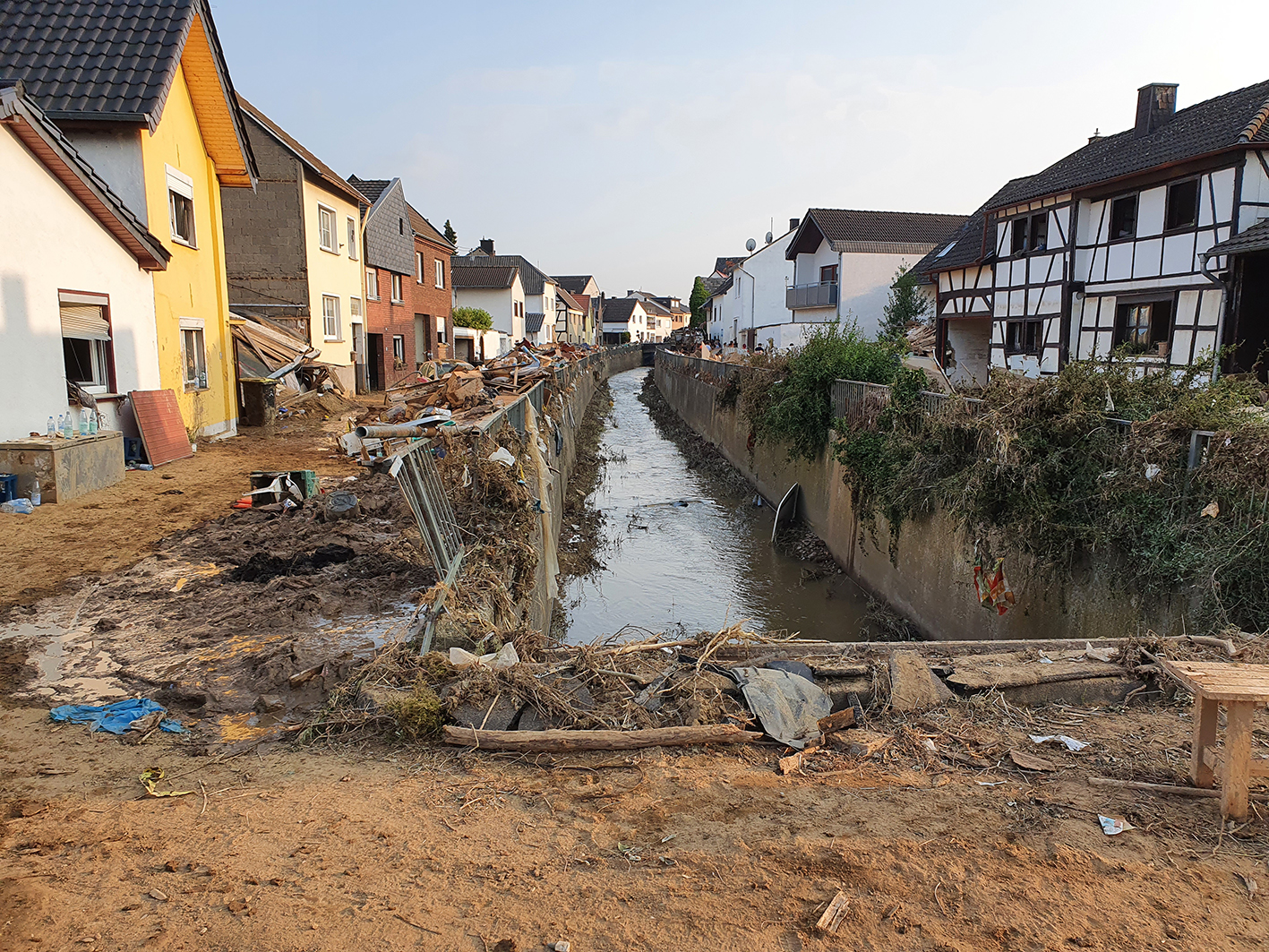 Die Auswirkungen von Wasser-Extrem-Ereignissen in Deutschland. Bild: Prof. Dr. Lothar Kirschbauer