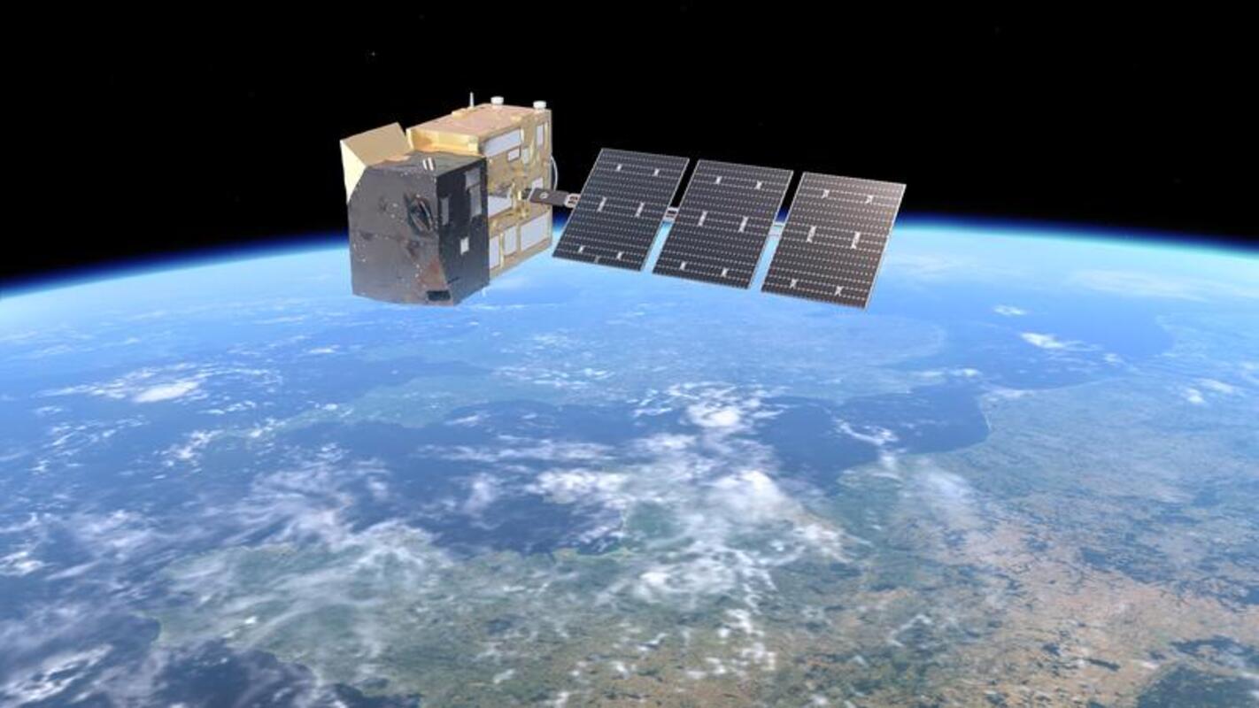 Mit den neuen CO2M-Satelliten erhält die EU eine unabhängige Datengrundlage, um Klimapolitik zu überprüfen und Fortschritte bei der Dekarbonisierung Europas aufzuzeigen. Copyright: ESA