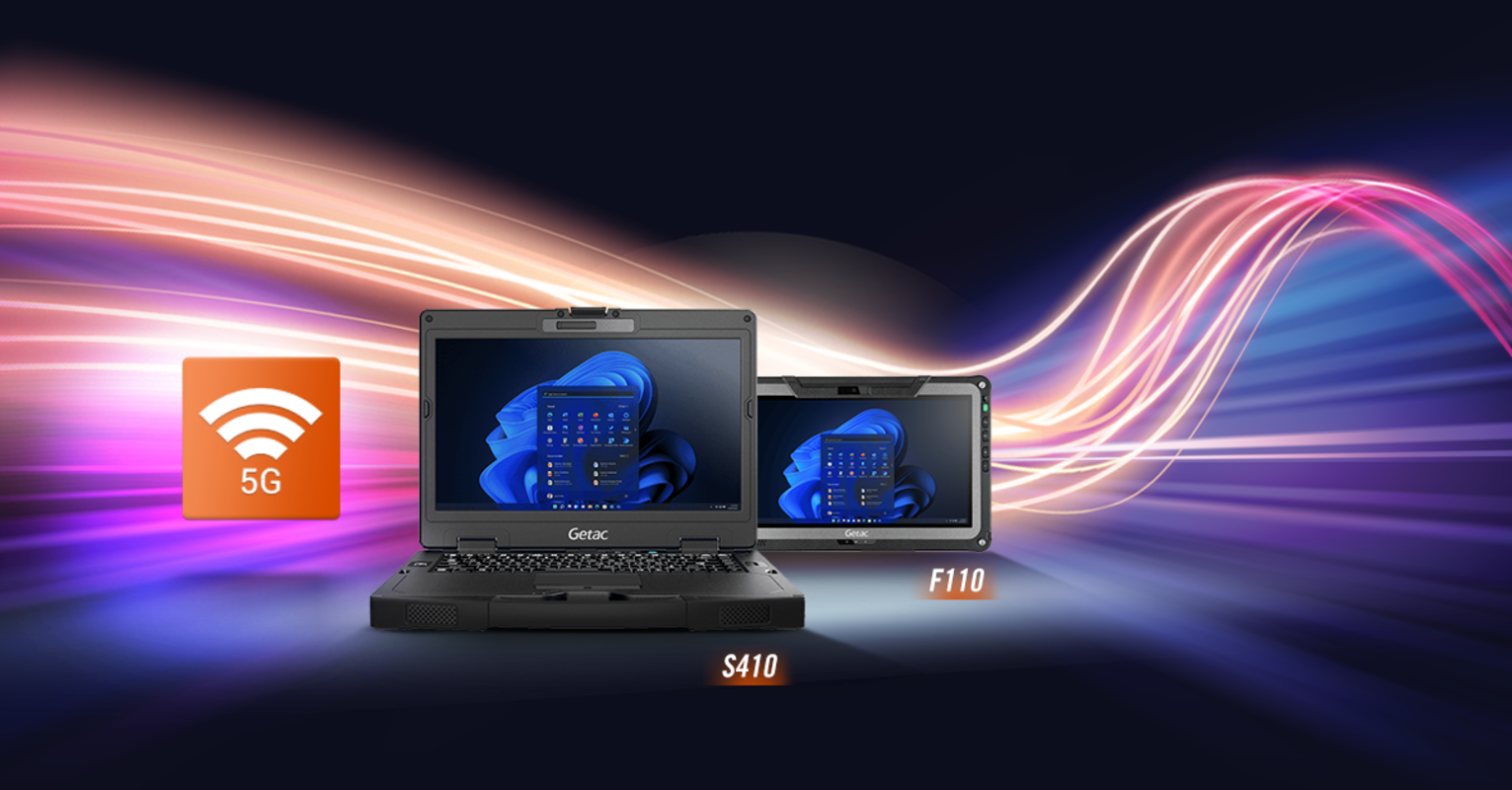Getac: Blitzschnelle, robuste 5G Konnektivität. Bild: Getac